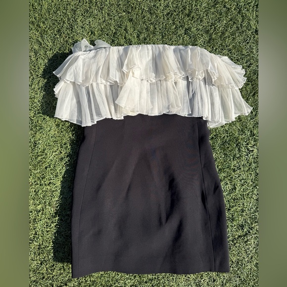 ✨ Alexis Ruffle-Trim Mini Dress - Picture 2 of 6